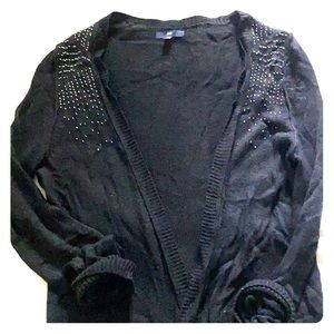 Gap Long Beaded Cardigan